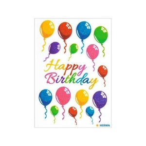 Herma Stickers, Herma Stickers Motivsticker Bunte Luftballons, 1 Blatt, Herma Stickers Motivsticker Bunte Luftballons, 1 Blatt