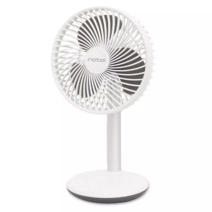 Rotel, Rotel Tischventilator U7574CH Weiss, Typ, Rotel Akku-Tischventilator weiss 16cm
