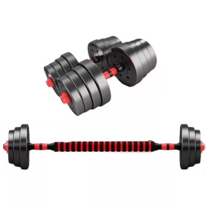 Gym Universe, GymUniverse 30kg 3 in 1 Hantelset Kurzhanteln + Langh. Supergrip Version aus Zement und Eisen, GymUniverse 30kg 3 in 1 Hantelset Kurzhanteln + Langh. Supergrip Version aus Zement und Eisen