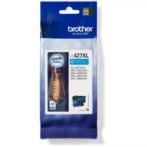 Brother, Brother Tintenpatrone, blau, LC-427XLC, (5'000 Seiten), Tinte cyan LC427XLC