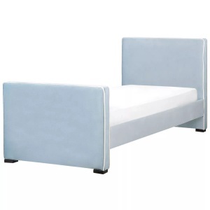 Beliani, Bett mit Lattenrost aus Samtstoff Modern TEENIE Bett mit Lattenrost aus Samtstoff Modern TEENIE