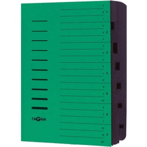 Pagna, Pagna Gummibandmappe A4 Gr?n, Typ, PAGNA Ordnungsmappe A4 24081/03 grün