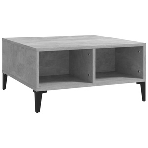 vidaXL, vidaXL Couchtisch Betongrau 60x60x30 cm Spanplatte