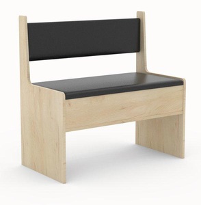 VCM, Holz Eckbank Sitzbank Bank mit Truhe Esal Breite 80 cm Holz Eckbank Sitzbank Bank mit Truhe Esal Breite 80 cm, VCM - Holz Eckbank Sitzbank Bank mit Truhe Esal Breite 80 cm, 80cm, Anthrazit / Honig-Eiche