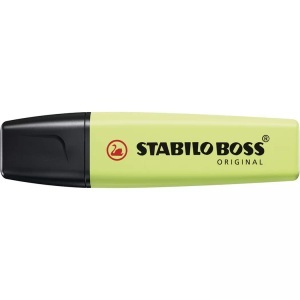 Stabilo, STABILO Textmarker BOSS Pastell 70/133 limette, Stabilo BOSS Pastell, Textmarker, limette, 70/133