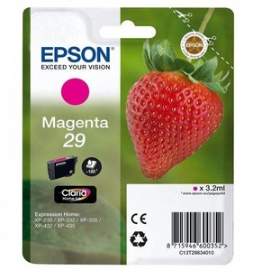 Epson, Epson C13T29834010 - Tintenpatrone, Epson Tintenpatrone, rot, T298340, (180 Seiten)