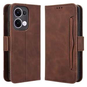 Cover-Discount, Cover-Discount - OPPO Reno13 Etui viele Kartenfächer, Braun