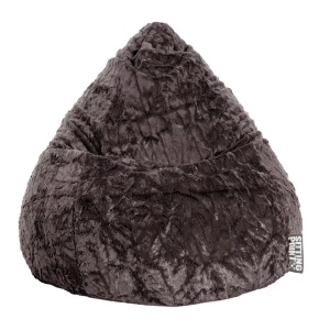 SITTING POINT, Sitzsack Beanbag Fluffy Sitzsack Beanbag Fluffy, Sitzsack BeanBag FLUFFY XL (Farbe: anthrazit)