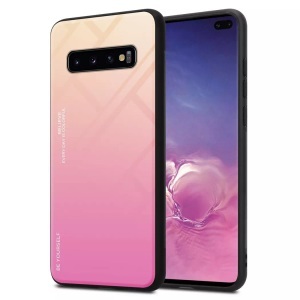Cadorabo, Hülle für Samsung Galaxy S10 PLUS Zweifarbig, Cadorabo - Hülle für Samsung Galaxy S10 PLUS Zweifarbig, Gelb