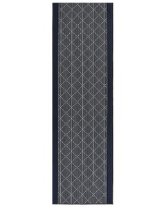 Beliani, Teppich aus Polyester Modern CHARVAD Teppich aus Polyester Modern CHARVAD, Beliani - Teppich aus Polyester Klassisch CHARVAD, 60 cm, Dunkelblau