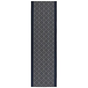 Beliani, Teppich aus Polyester Modern CHARVAD Teppich aus Polyester Modern CHARVAD, Beliani - Teppich aus Polyester Klassisch CHARVAD, 60 cm, Dunkelblau