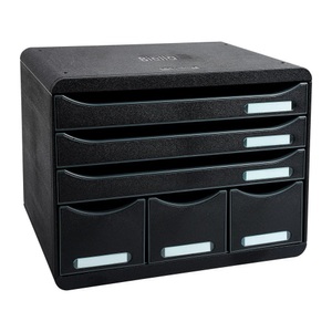 Biella, Biella Schubladenbox STORE-BOX, Biella Ablagebox, STOREBOX, A4+, schwarz, 6 Schubladen, 030671402BID