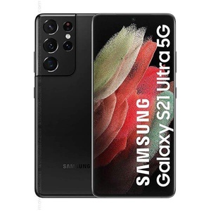 Samsung, Samsung Galaxy S21 Ultra 5G Dual-SIM Smartphone 128 GB 6.8 Zoll (17.3 cm) Dual-SIM Android™ 11 Schwarz