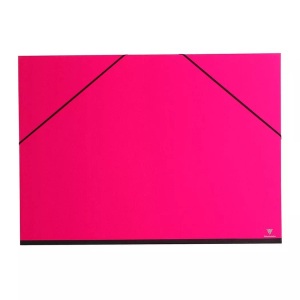 Clairefontaine, CLAIREFONTAINE Zeichenmappe 52x72cm 144406C fuchsia, Clairefon Zeichenmappe, 52cm x 72cm, fuchsia, 144406C