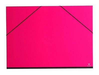 Clairefontaine, CLAIREFONTAINE Zeichenmappe 52x72cm 144406C fuchsia, Clairefon Zeichenmappe, 52cm x 72cm, fuchsia, 144406C