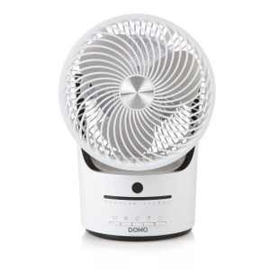 Domo, DOMO DO8148 Tischventilator 45 W (Ø x H) 20.3 mm x 34 cm Weiß, Domo DO8148 Ventilator
