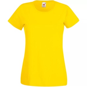 Universal Textiles, Value Tshirt Damen Gelb M, Universal Textiles - Value TShirt, für Damen, Gelb, Größe M