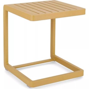 mutoni lifestyle, Beistelltisch Konnor senf 40x40, Beistelltisch Konnor senf 40x40