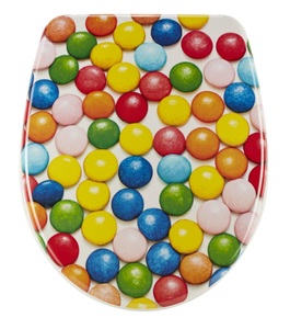 Diaqua, DiAqua WC-Sitz Nice Slo-Mo Colorful, Diaqua - WC-Sitz Nice Slow Down Colorful, One Size, Multicolor