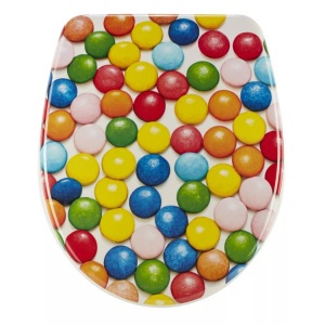 Diaqua, DiAqua WC-Sitz Nice Slo-Mo Colorful, Diaqua - WC-Sitz Nice Slow Down Colorful, One Size, Multicolor