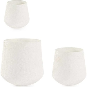 mutoni lifestyle, Pflanzentopf Kenar beige (3er-Set), Pflanzentopf Kenar beige (3er-Set)