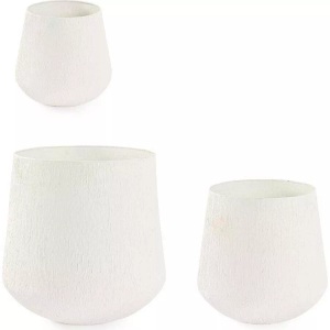 mutoni lifestyle, Pflanzentopf Kenar beige (3er-Set), Pflanzentopf Kenar beige (3er-Set)