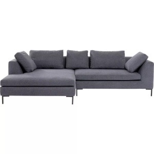 Kare Design, Ecksofa Gianni Grau Links, Ecksofa Gianni Grau Links