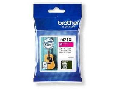 Brother, Tinte magenta LC-421XLM, Brother Tintenpatrone, rot, LC-421XLM, (500 Seiten)