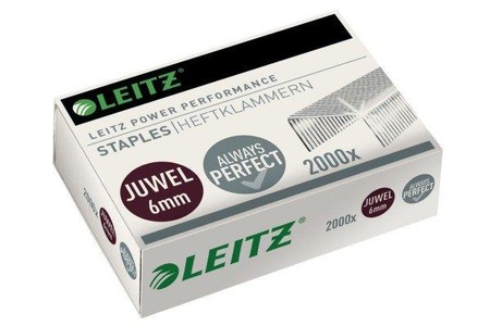 undefined, Leitz 56420000 staples, LEITZ Heftklammern Juwel 6mm 56420000 2000 Stück