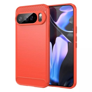 Cover-Discount, Cover-Discount - Google Pixel 10 Pro XL Metall Carbon Look Hülle, Rot