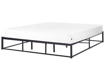 Beliani, Bett mit Lattenrost aus Eisen Industriell VIRY Bett mit Lattenrost aus Eisen Industriell VIRY