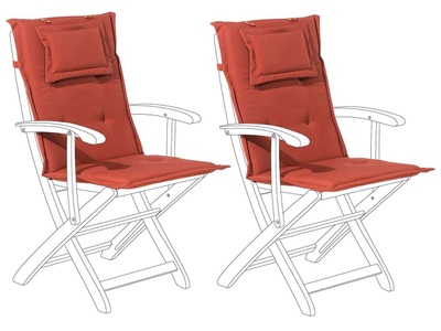 Beliani, Set mit 2 Gartenkissen aus Polyester Modern MAUI Set mit 2 Gartenkissen aus Polyester Modern MAUI, 
