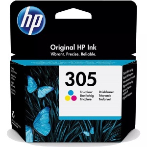 Hp, HP Tintenpatrone 305 color, HP Tinte Nr. 305 (3YM60AE) Cyan/Magenta/Yellow