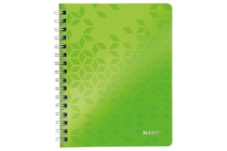 Leitz, LEITZ Notizblock WOW PP A5 46410054 grün kariert, LEITZ Notizblock WOW PP A5 46410054 grün kariert