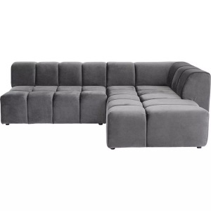 Kare Design, Ecksofa Belami Grau Rechts, Ecksofa Belami Grau Rechts