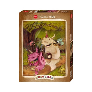 Heye, Puzzle Zozoville Cuckoo Symphony (1500Teile), Cuckoo Symphony Puzzle 1500 Teile