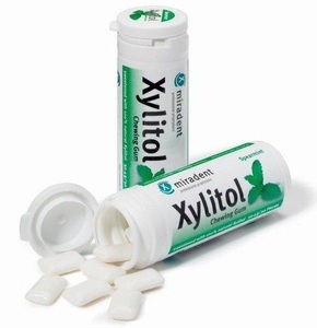 Miradent, miradent Xylitol Chewing Gum Spearmint, miradent Xylitol Kaugummi Spearmint (30 Stk)