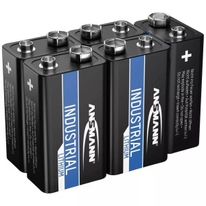 Ansmann, Ansmann Lithium-Batterie 9 V-Block, 5er-Pack, Ansmann Lithium-Batterie 9 V-Block, 5er-Pack