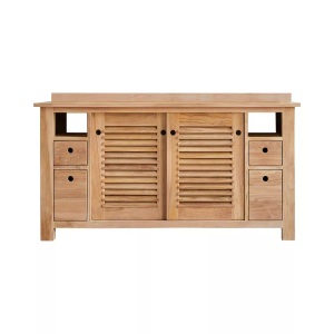 Tikamoon, Badunterschrank aus Teak 145 Coline Badunterschrank aus Teak 145 Coline, Tikamoon - Badunterschrank aus Teak 145 Coline, One Size, Zimt
