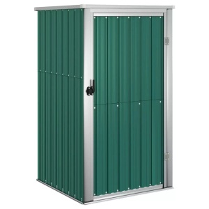 vidaXL, vidaXL Gerätehaus Grün 88x89x161 cm Verzinkter Stahl, VidaXL - Geräteschuppen stahl, One Size, Grün