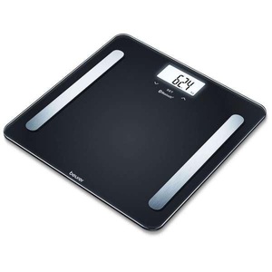 BEURER, Beurer Analysenwaage Bf600 Pure Black, BEURER Körper-Analyse-Waage