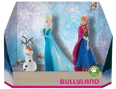 Bullyland, Bullyland 13446 - Walt Disney, Die Eiskönigin, Elsa, Anna und Olaf,, BULLYLAND Spielfigur »Disney Frozen Geschenk-Set 3 Stk.«