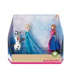 Bullyland, Bullyland 13446 - Walt Disney, Die Eiskönigin, Elsa, Anna und Olaf,, BULLYLAND Spielfigur »Disney Frozen Geschenk-Set 3 Stk.«