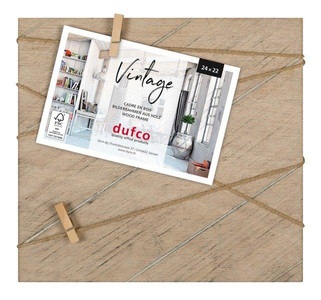 dufco, dufco Bilderrahmen Vintage Relax 24 x, Dufco Holz-Bilderrahmen Vintage, 1810.1 24x22cm pastellrosa, 1810.10005