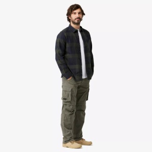 FORCLAZ, Hemd Trekking Travel 100 Warm Herren Grün Herren Grün 3XL, FORCLAZ - Hemden langarm TRAVEL 500, für Herren, Waldgrün, Größe 3XL
