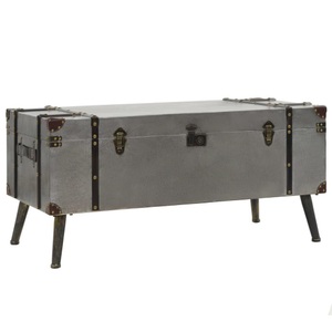 Diverse Hardware, Couchtisch MDF und Aluminium 102 x 51 x 47,5 cm, vidaXL Couchtisch MDF und Aluminium 102x51x47,5 cm