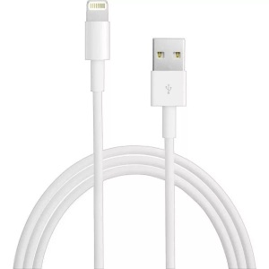 B2X, B2X - USB 2.0-Kabel mit Lightning-Anschluss 2,4 A, 12 W, 1 m ? Weiß, One Size