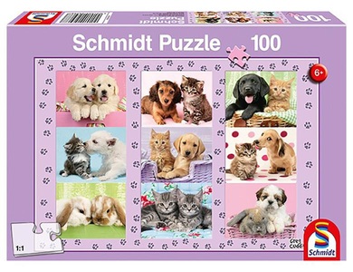 Schmidt Spiele, Puzzle Meine Tierfreunde, Meine Tierfreunde (Kinderpuzzle)
