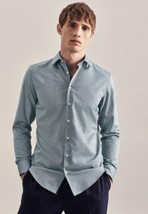 Seidensticker, Business Hemd Slim Fit Langarm Uni Herren Grün 37, 