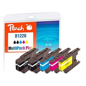 Peach, Peach Spar Plus Pack Tintenpatronen kompatibel zu Brother LC-1220, Peach Spar Plus Pack Tintenpatronen kompatibel zu Brother LC-1220